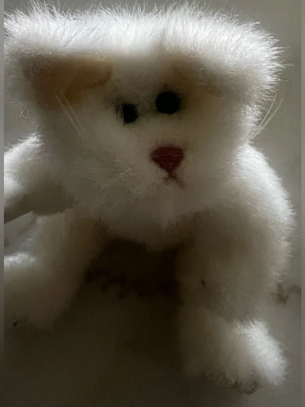TY Attic Treasures Cat Katrina Kitty White Jointed 8